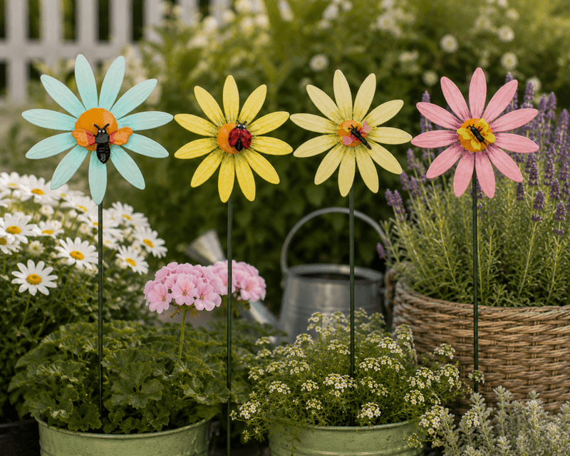 Blomsterpinne gul