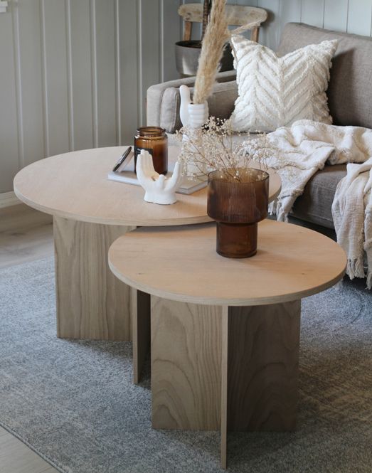 Hovedbilde Sofabord i eik 80 cm