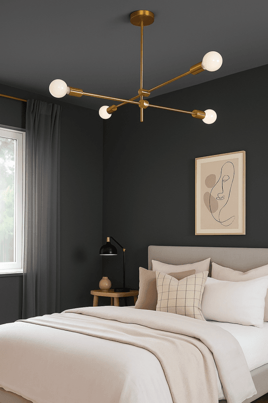 Taklampe gull satelitt