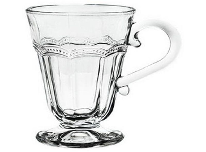 Glass på stett m/hank