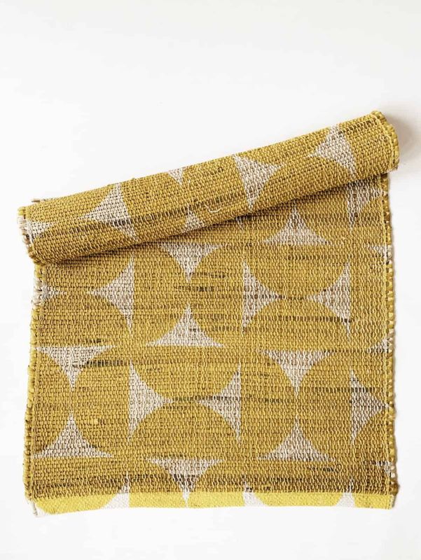 Rye retro gul 70x160cm