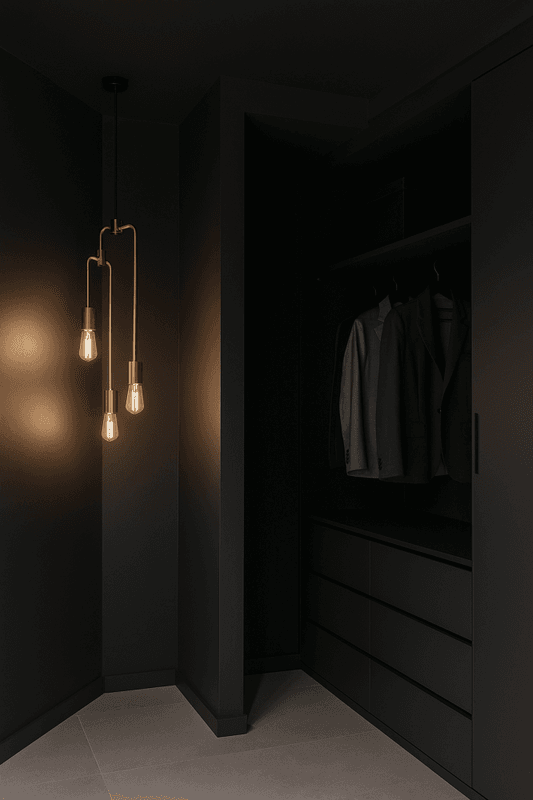 Lampe gull 3-armet