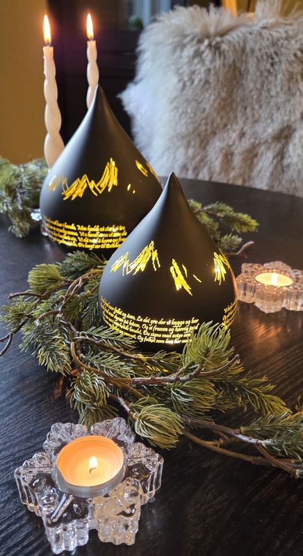 Nordnorsk julesalme dråpe, liten