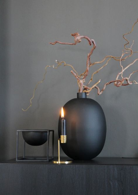 Bilde av Vase Deco Binco matt sort