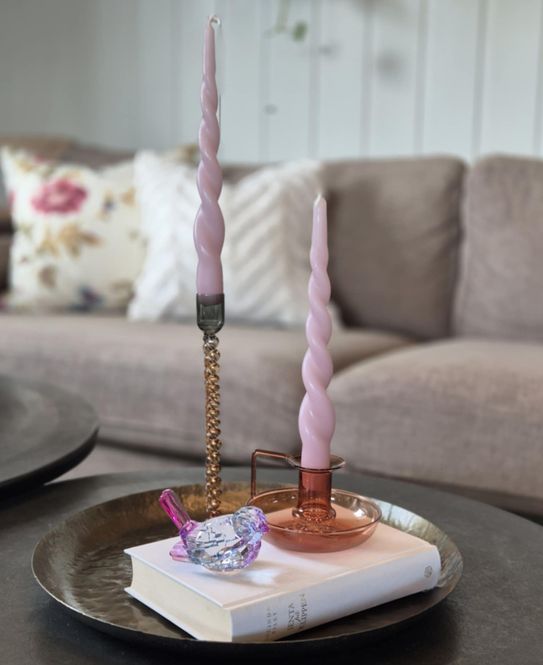 Hovedbilde Lysfat antikkgull lite