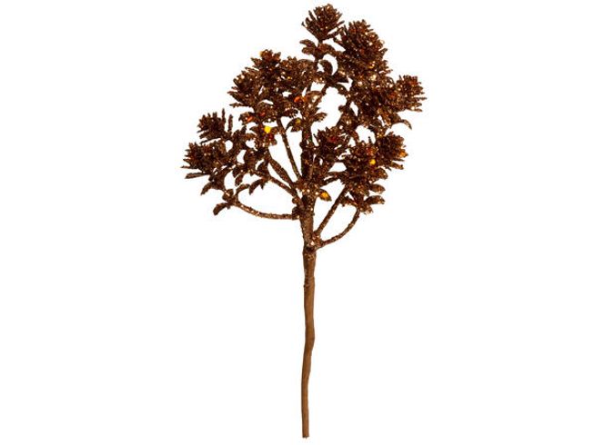 Hovedbilde Konglekvist brun m/glitter